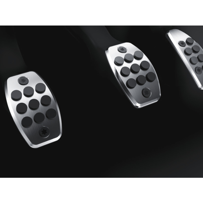 Ford Ka 09/2008 - 2016 sport pedals 3 pieces aluminium