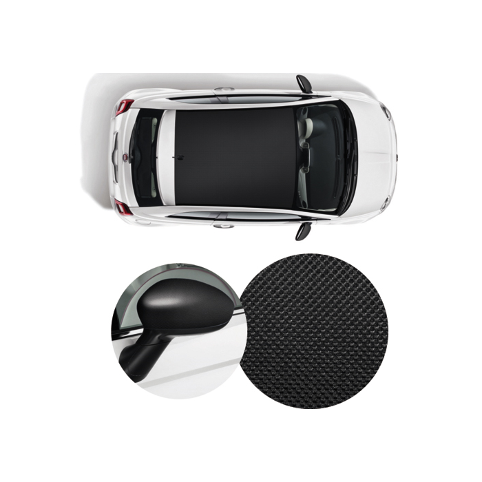 Fiat 500 wrapping pack micro carbon black