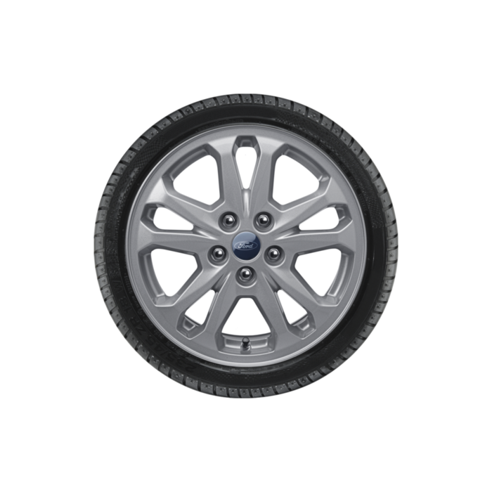 Ford Tourneo / Transit Connect (06/2018 - 03/2024) alloy wheel with winter tire 16", 5-spoke design, silver