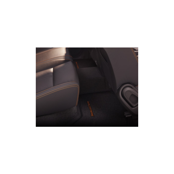 Ford Ranger (11/2011 - 11/2022) floor mats, premium velour rear, black