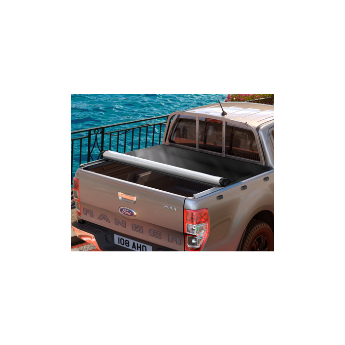 Ford Ranger (02/2019 - ..) Rap cab Mountain Top soft tonneau cover zwart