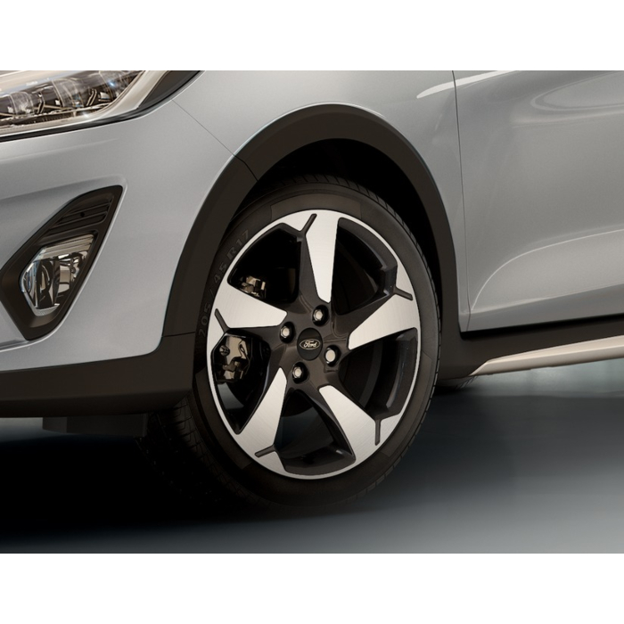 Ford Fiesta (07/2017 - ..) alloy wheel 17" 5-SPOKE design, ABSOLUTE black