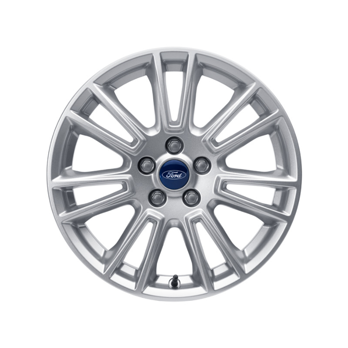 Ford Mondeo (03/2007 - 08/2014) alloy wheel 17" 7x2-spoke design, Sparkle silver