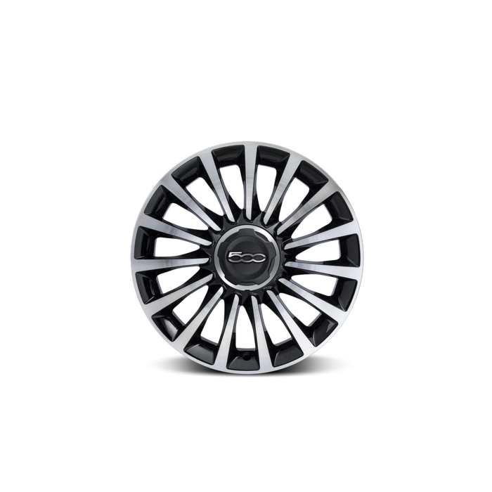 Fiat 500L alloy rim kit 17" black diamond-finish