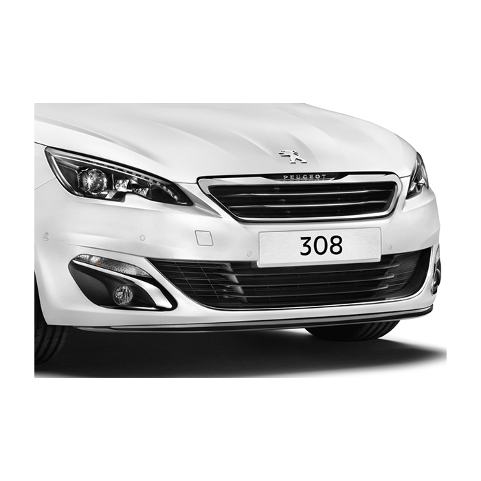 Peugeot 308 (2013 - 2021) front bumper spoiler for vehicles without foglamps