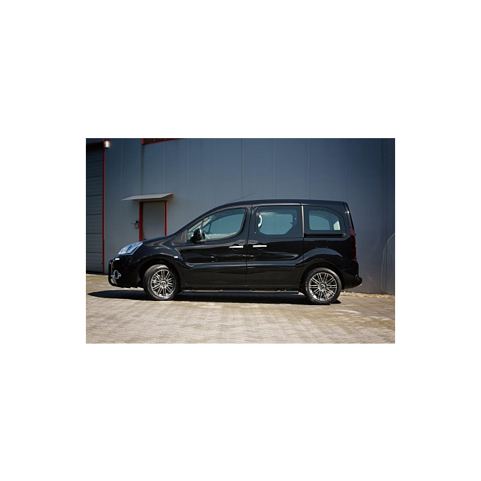 Musketier Citroën Berlingo 3 side bars,stainless steel Ø60mm, black, not for XTR