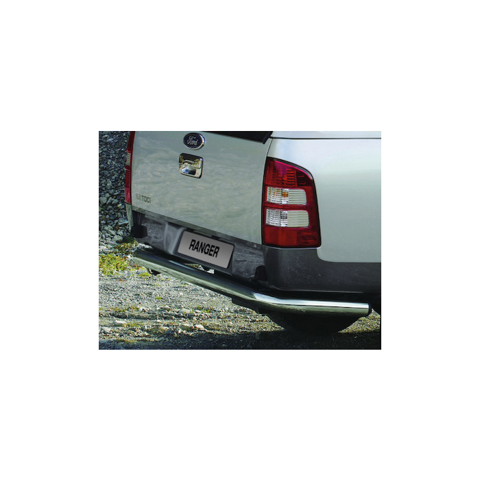 Ford Ranger (2006 - 10/2011) rear bar chrome 4x4 with parking sensors
