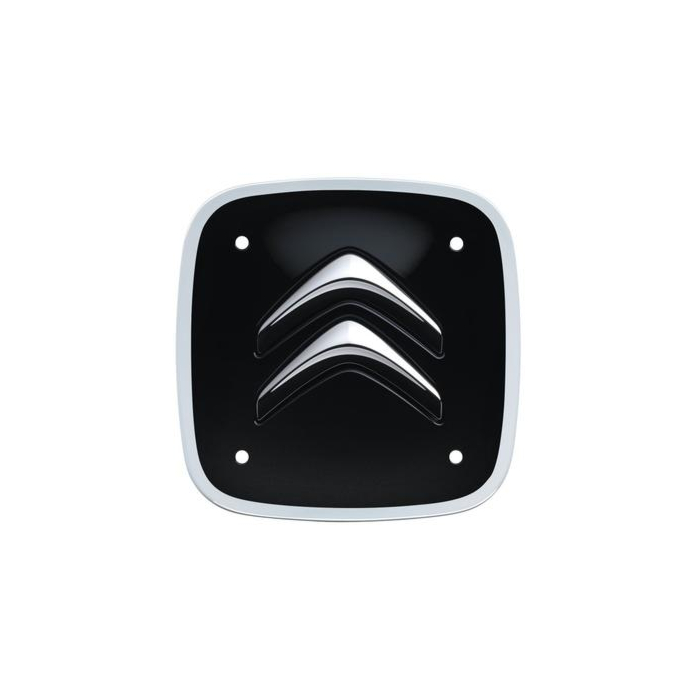 Citroen hub caps set of 4 black and white square