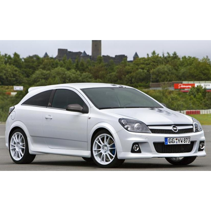 Opel Astra H OPC Nürburgring Edition vlag voor op de motorkap