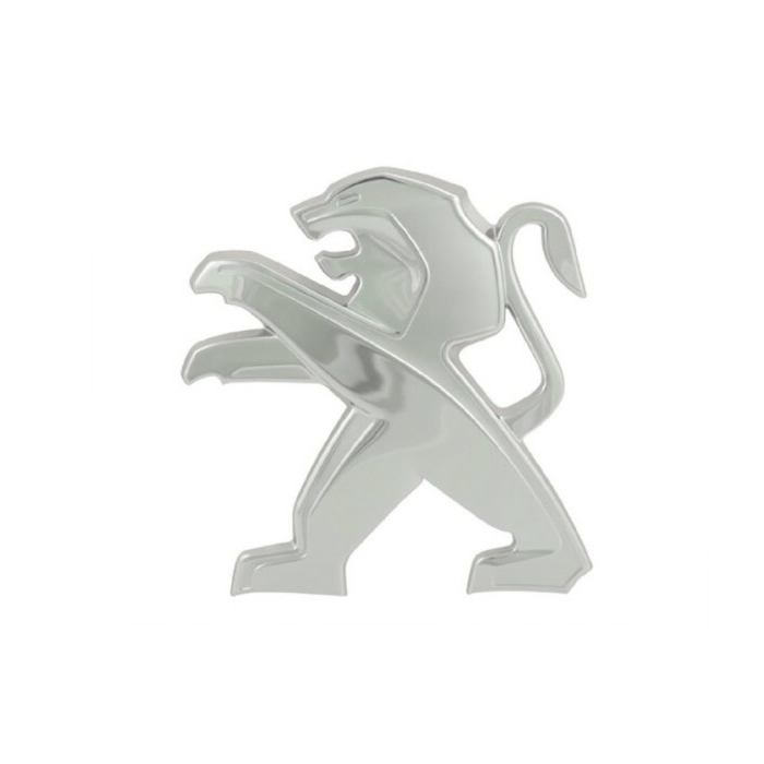 Peugeot logo in grill
