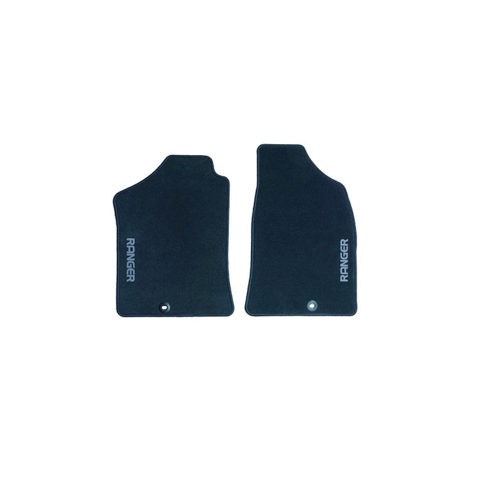 Ford Ranger 2006 - 10/2011 floor mats, premium velours front, black