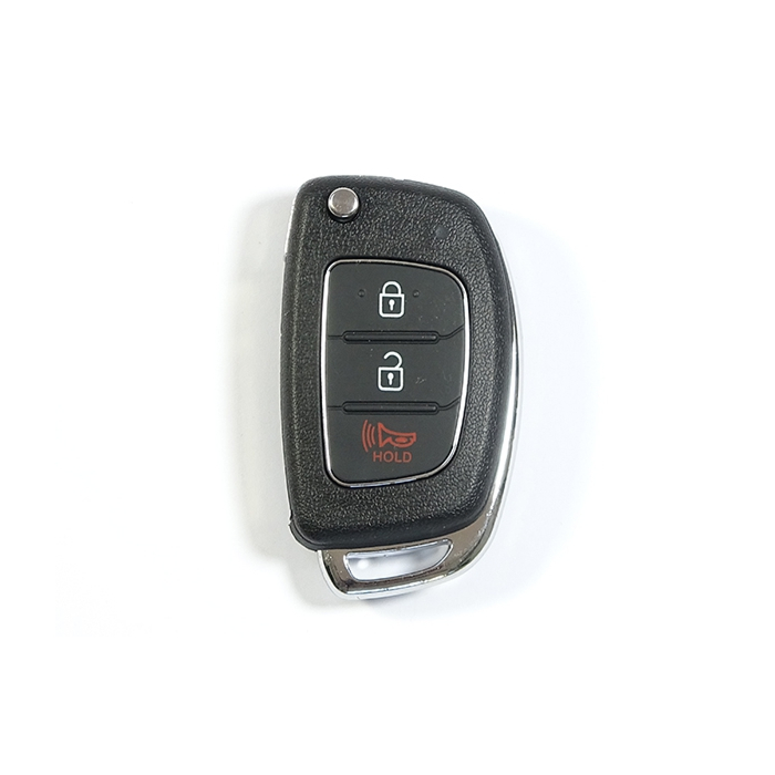 Hyundai folding key housing with three buttons (panic)