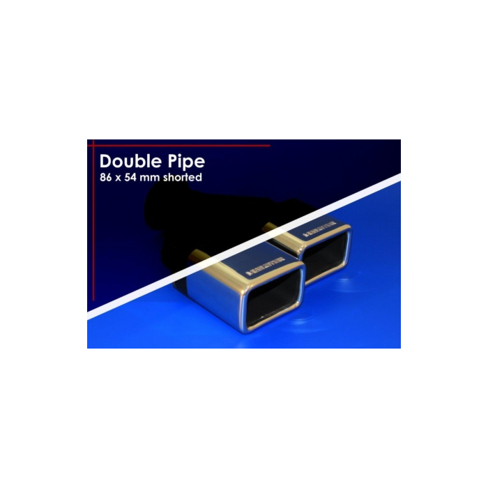 Musketier Citroën C1 / Peugeot 108 / Toyota Aygo 2014 - .. sporteinddemper li/re, 2x82x54 mm duplex