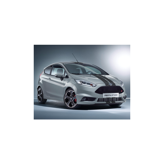 Ford FIESTA HERPA PRINT* RACING STRIPES MATT BLACK