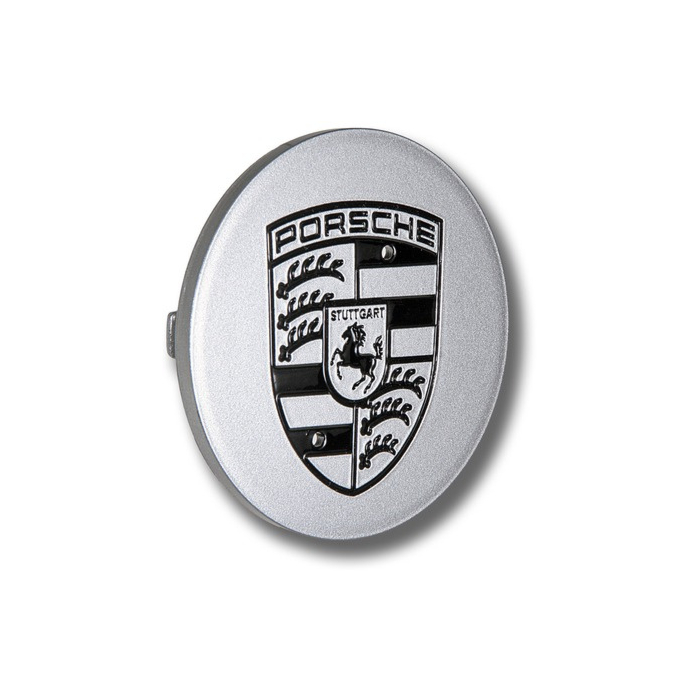Porsche 928 / 964 / 968 / 993 hub cap silver / black