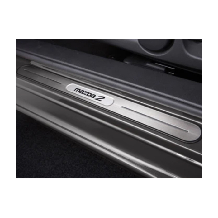 Mazda 2 (08/2010 - 2020) sill trims brushed stainless steel