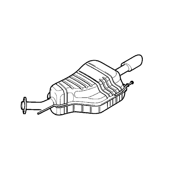 Opel Astra G coup? / convertible exhaust 1.8 from year 2003