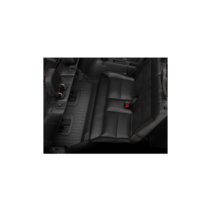Ford Explorer (08/2019 - ..) Plug-in Hybrid floor mats, all-weather with raised edges, 3rd row, black