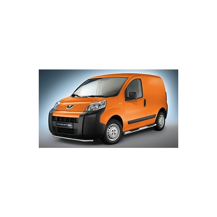 Musketier Peugeot Bipper CityGuard Ø48 mm, stainless steel chromed