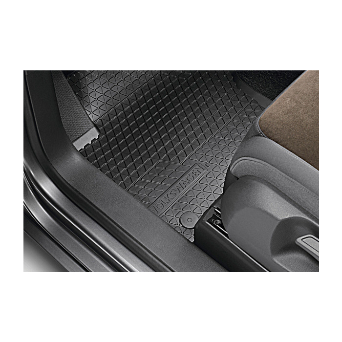 Volkswagen Touran 2003 - 2015 all-weather floor mats, front (button-fastening)