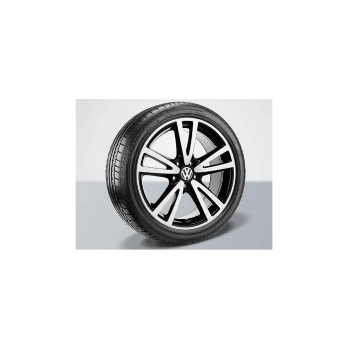 Volkswagen alloy wheel Vision, 8J x 18, polished black