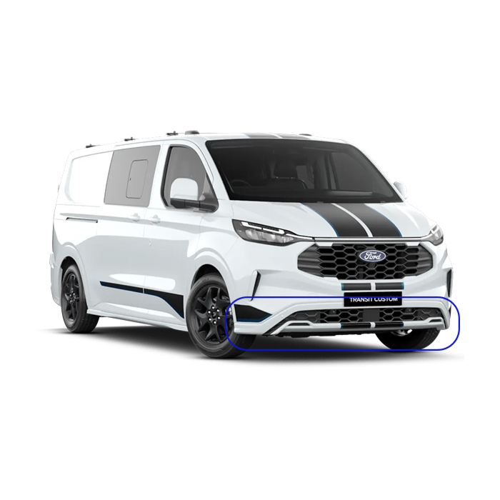 Ford Tourneo Custom / Transit Custom (09/2023 - ..) front spoiler SPORT