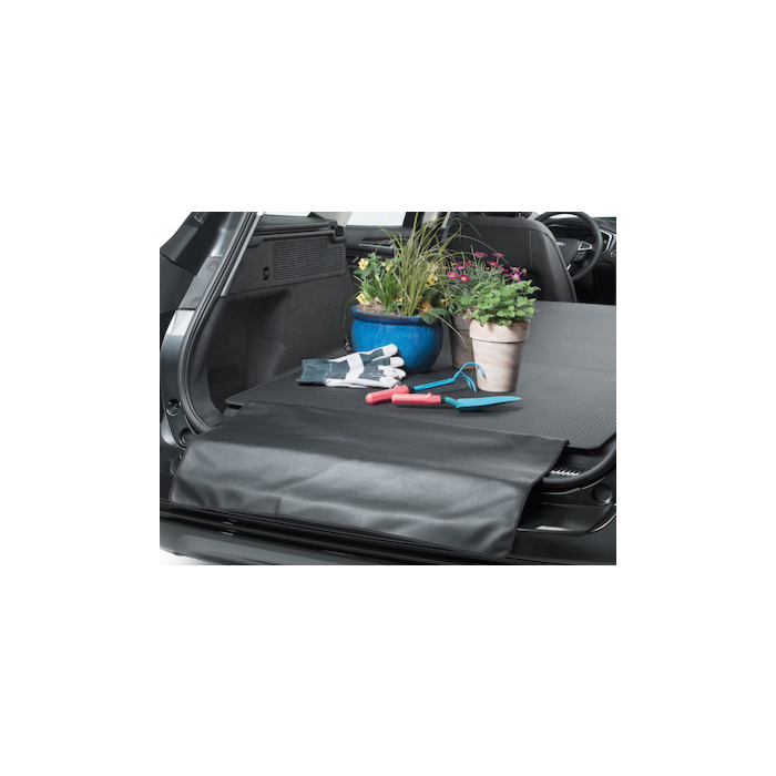 Ford Mondeo 09/2014 - .. estate luggage compartment mat black, with Mondeo logo