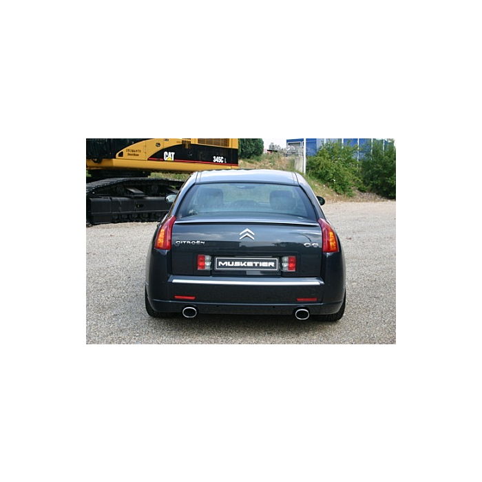 Musketier Citroën C6 achterbumper voor links-rechts sporteinddemper 1x114x86mm