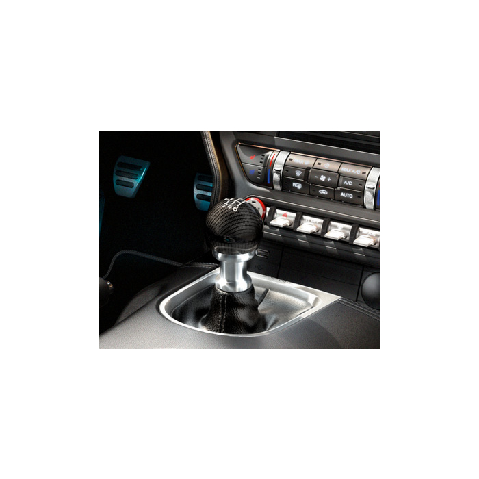 Ford Mustang (03/2015 - 03/2023) gear shift knob with Ford Performance logo
