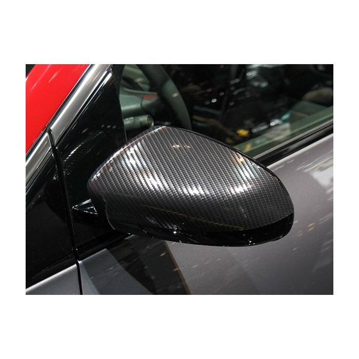 Opel / Vauxhall Corsa D / E mirror covers "Carbon Effect"