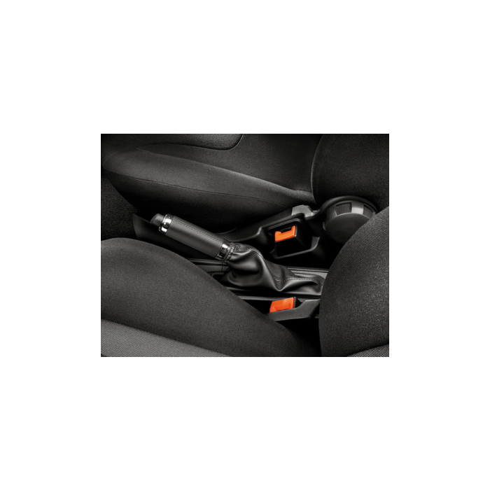 Ford Ka 09/2008 - 2016 hand-brake cover black with shiny chrome finish rings