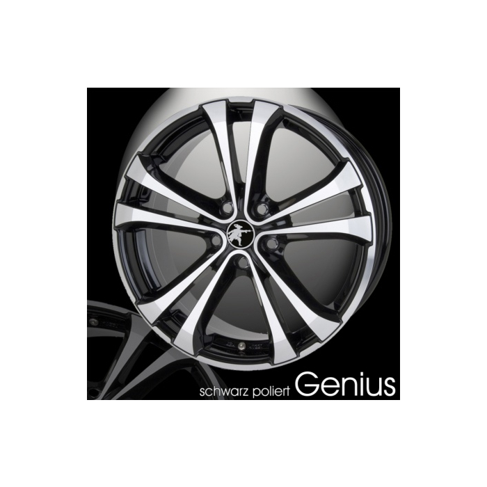 Musketier Citroën DS3 / DS4 / DS5 alloy wheel Genius 8Jx18 black polished