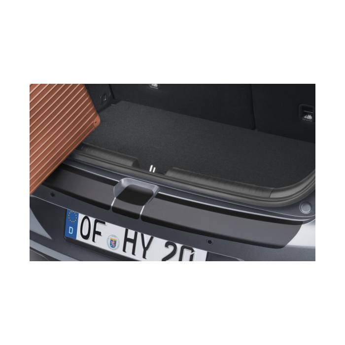 Hyundai i20 Coupe rear bumper protection foil, black