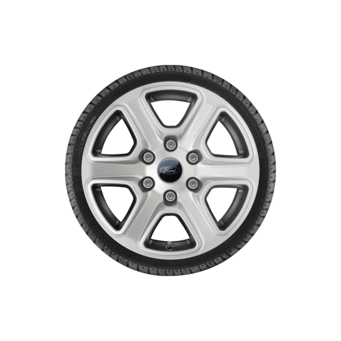 Ford Explorer (08/2019 - ..) alloy wheel with winter tire 17", 6-spoke design, silver