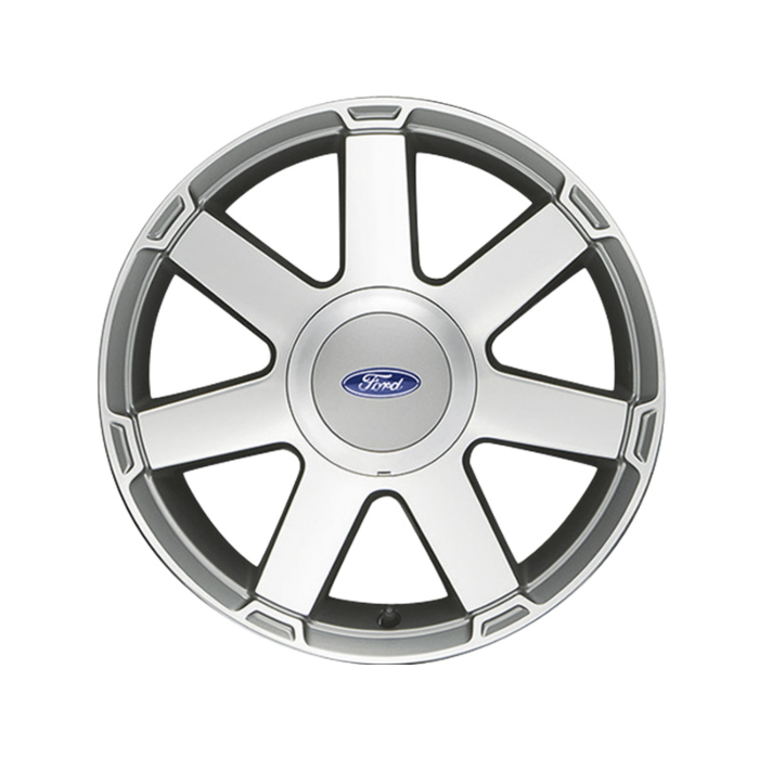Ford Fusion (2002 - 2012) alloy wheel 16" 7-spoke design, polished silver