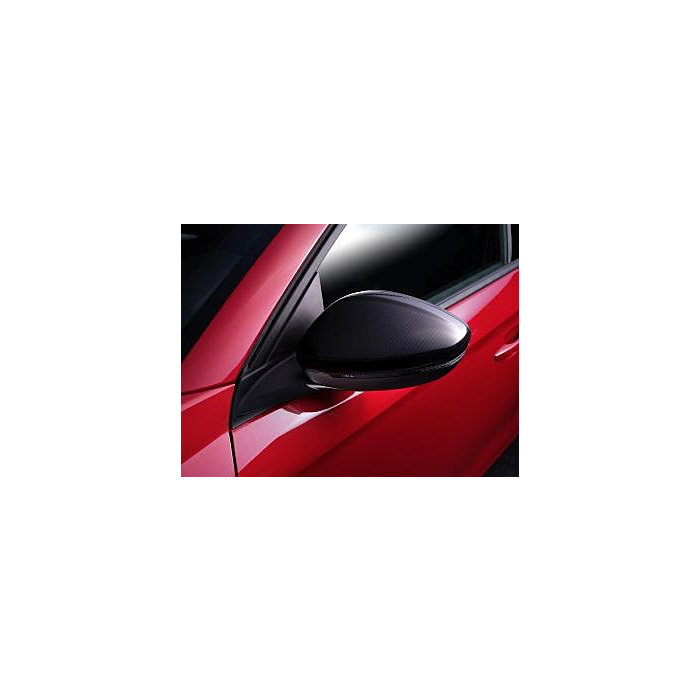 Opel Corsa F spiegelkappen carbon-look