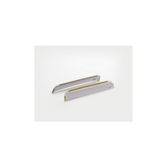 Ford Ranger 2006 - 10/2011 ClimAir, wind deflector for rear door windows, light grey