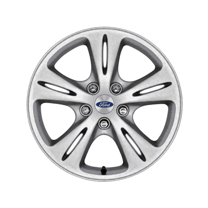 Ford alloy wheel 16" 5-spoke design, silver