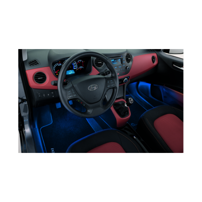 Hyundai i10 (2017 - ..) LED light interior front blue