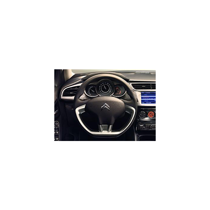Citroën C3 (2010 - 2016) steering wheel leather / aluminium