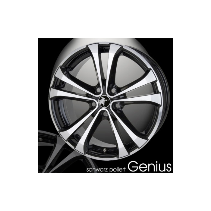 Musketier Peugeot 508 (2010 - 2018) alloy wheel Genius 8x19 black polished