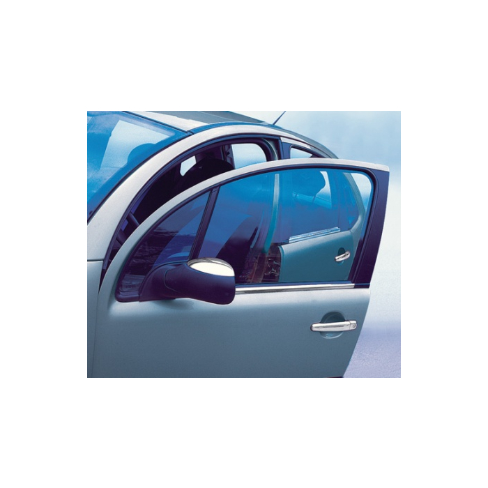 Musketier Citroën C3 2002 - 2010 window trims stainless steel polished, 4 pieces