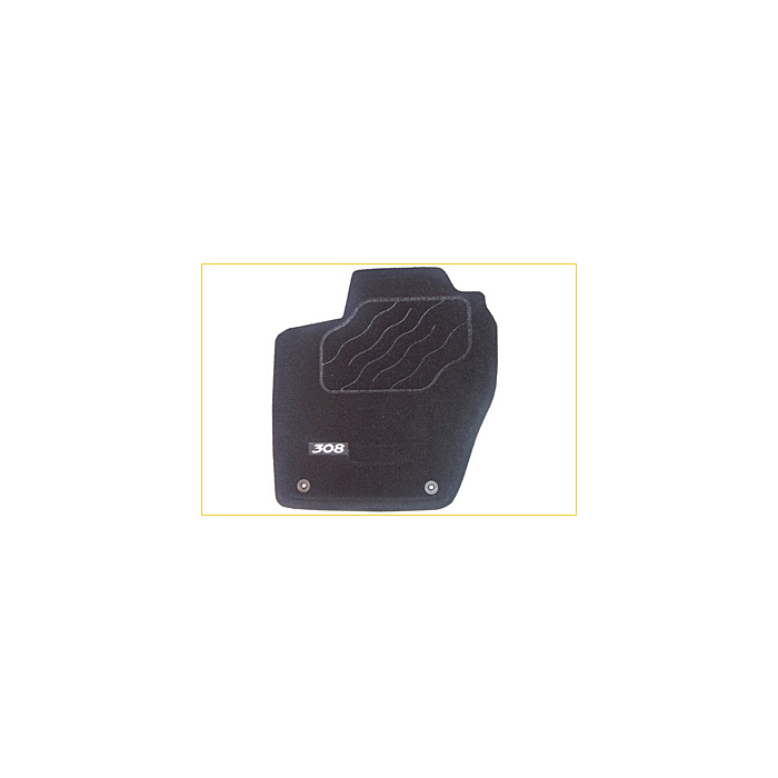 Peugeot 308 (2007 - 2013) floor mats 3D Velours LHD