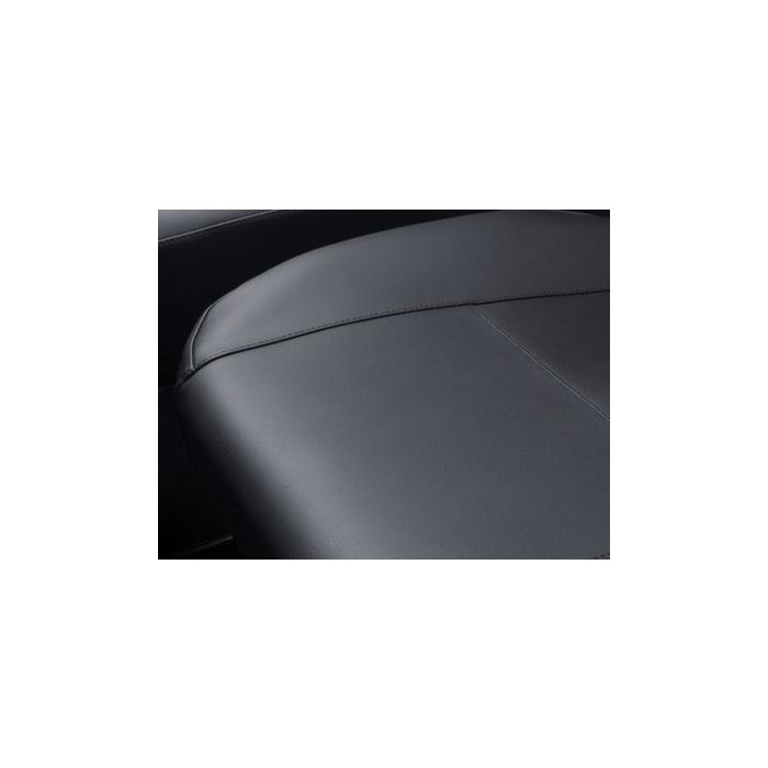 Ford Transit (01/2014 - ..) / Tourneo / Transit Custom (02/2018 - 09/2023) premium seat cover for the three-seater bench in the 2nd row, black artificial leather