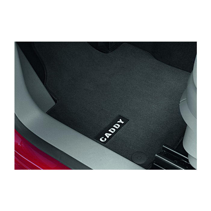 Volkswagen Caddy 2011 - 2015 floor mats velor, rear