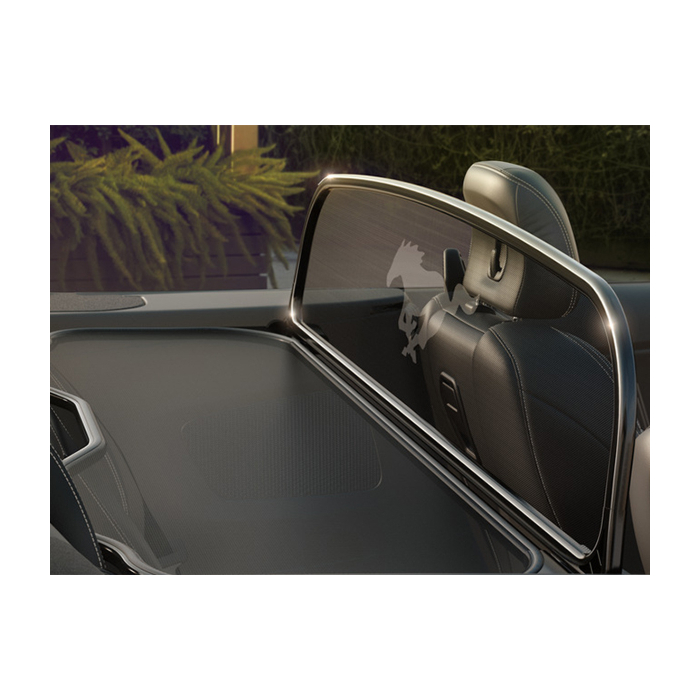 Ford Mustang (03/2015 - ..) wind deflector with Mustang logo