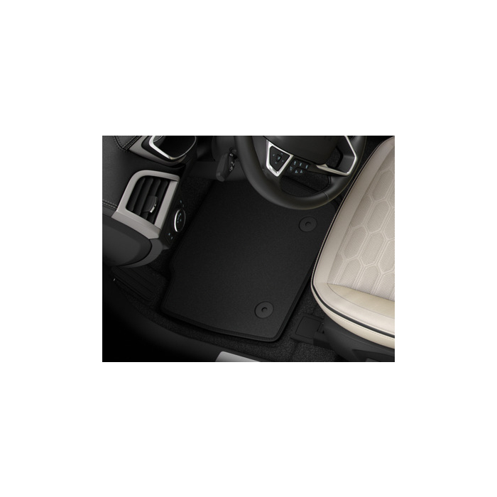 Ford Mondeo (09/2014 - ..) floor mats, premium velour Vignale design, front and rear, black