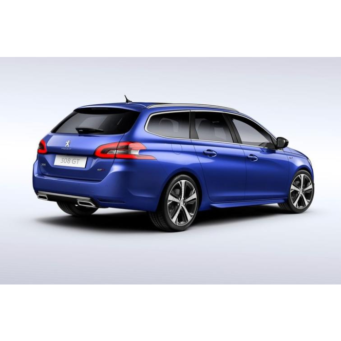 Peugeot 308 (2013 - 2021) SW GT-line rear bumper diffuser (with end pipes)