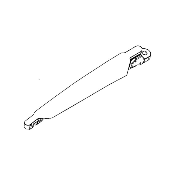 Opel Astra H / Corsa E rear wiper arm