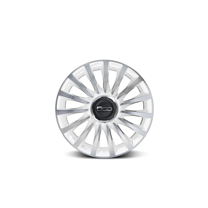 Fiat 500L alloy rim kit 17" white diamond-finish